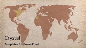  Presentation with china flag - Slide deck enhanced with comunica ao - vintage world map with china background and a mint green colored foreground