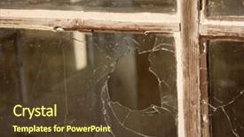  Presentation with violance - Presentation consisting of violance - broken glass background and a tawny brown colored foreground