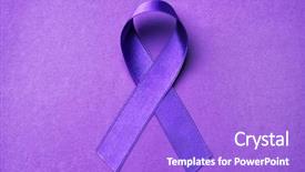  Presentation with disease cancer - Slide set with violence alzheimer disease and pancreas background and a light blue colored foreground