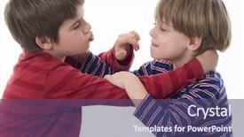  Presentation with violent - Cool new presentation with violent chil - brothers fighting backdrop and a  colored foreground