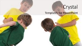  Presentation with history earth globe isolated white - Presentation design consisting of double exposure of business concept background and a  colored foreground.