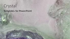  Presentation with pink - Presentation consisting of violet-and-pink-fluorite-texture background and a light gray colored foreground