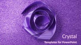  Presentation with art - Presentation having violet art background and violet background and a violet colored foreground