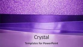  Presentation with art - Presentation design consisting of violet art background and violet background and a light blue colored foreground