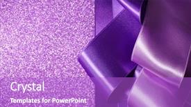  Presentation with art - Slide set with violet art background and violet background and a purple colored foreground