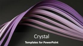  Presentation with black paper texture black - Theme having violet-color-strip-wave-paper background and a dark gray colored foreground