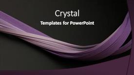  Presentation with black paper texture black - Presentation theme consisting of violet-color-strip-wave-paper background and a black colored foreground