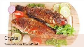  Presentation with wood - Audience pleasing PPT theme consisting of violet fries - savory on wood two fried backdrop and a  colored foreground