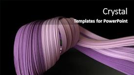  Presentation with black paper texture black - Presentation theme featuring violet-knot-color-strip-wave background and a black colored foreground