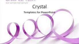  Presentation with satin - Cool new slides with violet satin ribbon backdrop and a white colored foreground