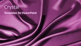 Presentation with silk - Presentation theme enhanced with violet silk background and a violet colored foreground