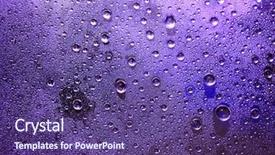  Presentation with water drop - PPT theme consisting of trouts swimming around in pond i have various images of this subject please see my portfolio the check them background and a coral colored foreground