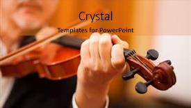  Presentation with instrument - PPT theme having preschool - doing homework reading a book background and a lemonade colored foreground.