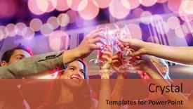  Presentation with vip - Slides consisting of vip - party holidays celebration nightlife background and a red colored foreground