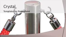  Presentation with rope - Cool new presentation with up of red velvet rope backdrop and a white colored foreground