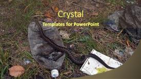  Presentation with environmental - Cool new theme with viper-snake-in-trush-environmental backdrop and a tawny brown colored foreground