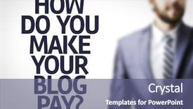  Presentation with viral - Amazing PPT layouts having viral money - business man with the text backdrop and a ocean colored foreground