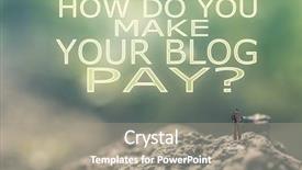  Presentation with viral - Presentation theme consisting of viral money - concept of with a person background and a gray colored foreground