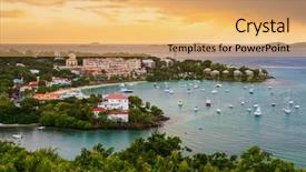  Presentation with pope john paul ii - Slides having virgin - cruz bay st john usvi background and a yellow colored foreground