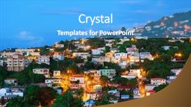  Presentation with virgin islands - Amazing slide set having virgin islands st thomas mountain backdrop and a light blue colored foreground