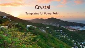  Presentation with virgin islands - Cool new PPT theme with virgin islands st thomas sunrise backdrop and a lemonade colored foreground