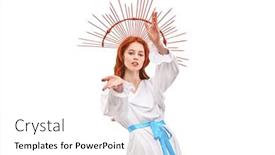  Presentation with virgin mary - Audience pleasing presentation consisting of virgin-mary-poses backdrop and a white colored foreground