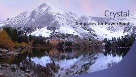  Presentation with virginia - PPT theme enhanced with virginia-lakes-landscape-in-sierra background and a light blue colored foreground