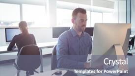  Presentation with math students - Theme enhanced with virtual mouse - mature students using computer background and a gray colored foreground