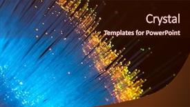  Presentation with fiber - Presentation design having virtual network - fiber optical picture with details background and a wine colored foreground