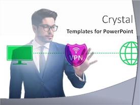 Virtual Private Network Vpn Cyber PPT template 87 | CrystalGraphics