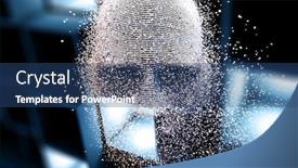  Presentation with artificial intelligence virtual reality - Audience pleasing presentation design consisting of virtual-reality-and-artificial-intelligence backdrop and a ocean colored foreground