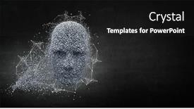  Presentation with artificial intelligence virtual reality - Presentation design enhanced with virtual-reality-and-artificial-intelligence background and a dark gray colored foreground