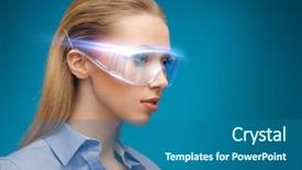  Presentation with digital technology and urbanization - PPT layouts featuring sky beauty coming storm background and a teal colored foreground