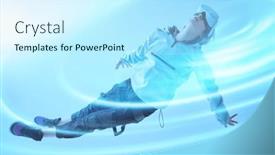  Presentation with energy air - PPT theme with virtual-reality-games-a-modern background and a cool aqua colored foreground