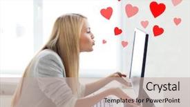  Presentation with dating - Amazing PPT layouts having beautiful tourist couple in love traveling and sightseeing backdrop and a gray colored foreground