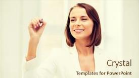  Presentation with future - Beautiful PPT layouts featuring virtual screening - business and future technology concept backdrop and a cream colored foreground