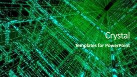  Presentation with matrix - Beautiful slides featuring virtual world - matrix backdrop and a forest green colored foreground