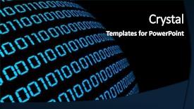  Presentation with matrix - Slides consisting of virtual world background and a black colored foreground