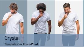  Presentation with indian - Theme having virus - collage of group of handsome background and a teal colored foreground