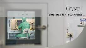  Presentation with virus - Beautiful PPT theme featuring virus-antidote-being-prepared backdrop and a light gray colored foreground