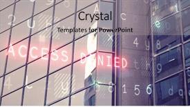  Presentation with virus - Presentation enhanced with virus background against close-up background and a light gray colored foreground