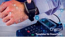  Presentation with virus - Audience pleasing PPT theme consisting of virus-background-against-man-using backdrop and a navy blue colored foreground