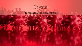  Presentation with virus - Presentation theme enhanced with virus-close-up-sars-coronavirus background and a coral colored foreground