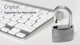  Presentation with hepatits virus - Slide deck with virus background and a light gray colored foreground