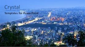  Presentation with andhra pradesh - PPT layouts with visakhapatnam-india-december-9-visakhapatnam background and a light blue colored foreground