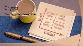  Presentation with self development - Presentation featuring vision-and-control-concept-self background and a coral colored foreground