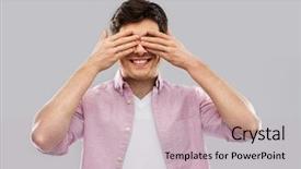  Presentation with vision - Audience pleasing slide set consisting of vision and people concept - smiling backdrop and a  colored foreground