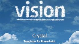  Presentation with vision - Presentation with vision cloud word background and a teal colored foreground