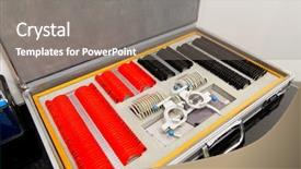  Presentation with ophthalmologist - PPT theme featuring vision eyesight optometry health care and medicine concept - ophthalmologist box with lenses lenses and glasses background and a gray colored foreground