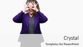  Presentation with student - Audience pleasing presentation design consisting of vision schools - young brunette student girl wearing backdrop and a  colored foreground